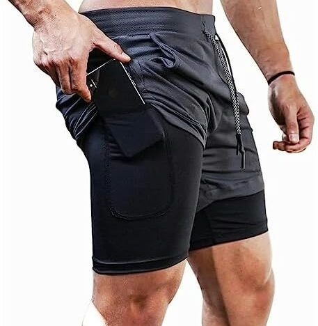 short dry fit de compressão allblack